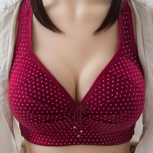 Women Back Buckle Cotton Bra Wire Free Underwear Widened Shoulder Straps Brasieres Comfort Black Breast Cover Female 2021