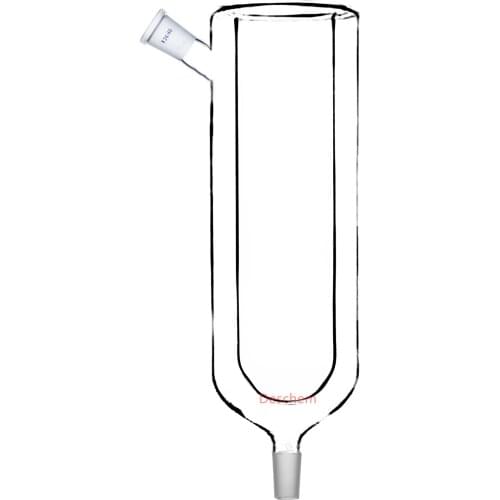 1000ml,24/40,Lab Glass Jacket Ice Cold Trap,Double-Layer,With Angle Joint