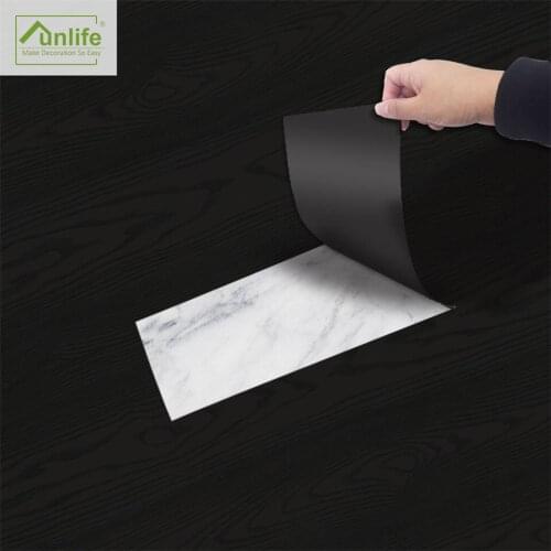 20*300cm Japanese Black Wood Floor Sticker PVC Waterproof Self-adhesive Bedside Decor Wallpaper Home Decoration Wall Mural Decal