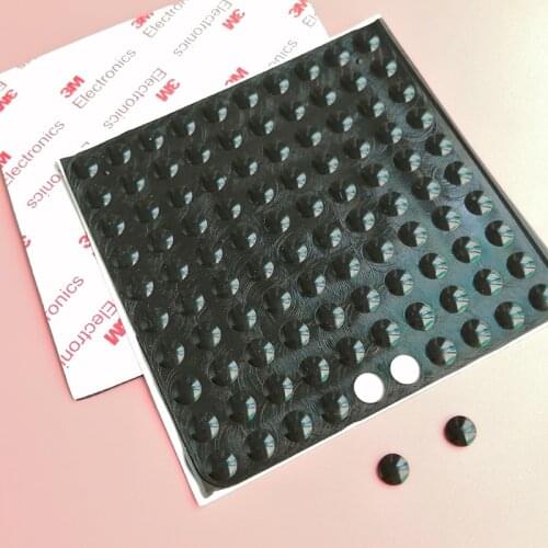 200PCS 7*1.5MM SELF ADHESIVE SOFT ANTI SLIP BUMPERS SILICONE RUBBER FEET PADS GREAT SILICA GEL SHOCK ABSORBER CABNET SILENCER
