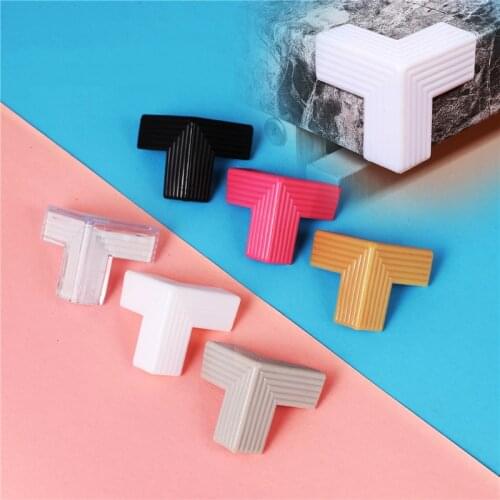 4 Pcs Soft Silicon Baby Safety Corner Protector Anti-Collision Table Desk Corner Edge Guards For Baby Kids Security Protection