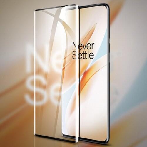 500pcs 9H Full Cover Coverage 3D Curved Tempered Glass Explosion Premium Screen Protector Flim Guard For Oneplus 8 Pro 7 7T