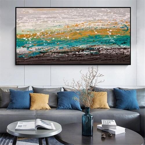 Watercolor Abstract Oil Painting Modern Poster Canvas Print Painting Wall Art Living Room Home Decoration