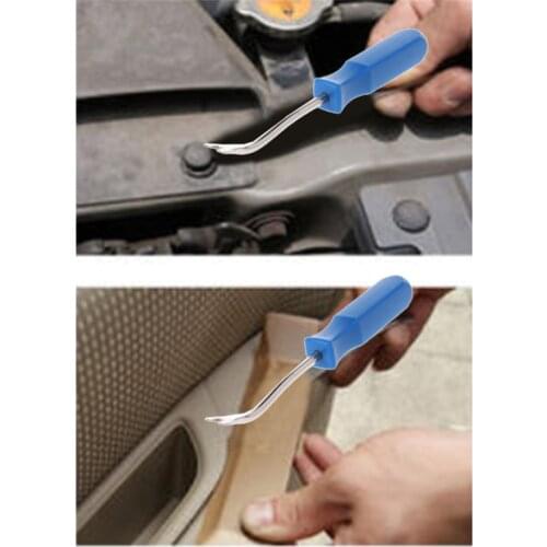 Auto Car Vehicle Body Plastic Push Pin Rivet Fasteners Trim Clip Moulding Clips With Removal Tool Screwdriver