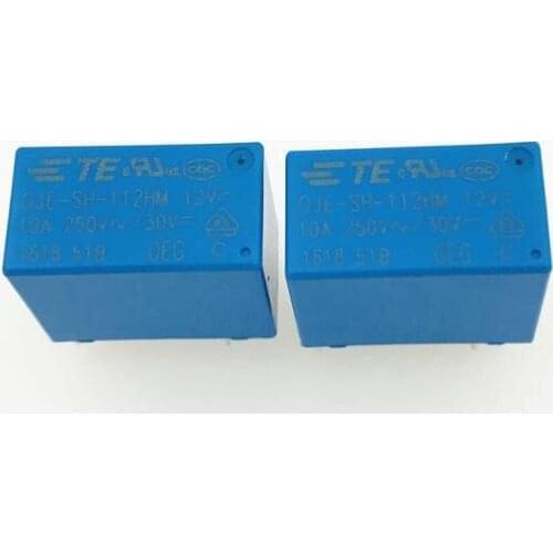 Free Shipping 10pcs 100%Original New OJE-SH-112HM 10A250VAC/30Vdc 4PINS 12V Power 12vdc