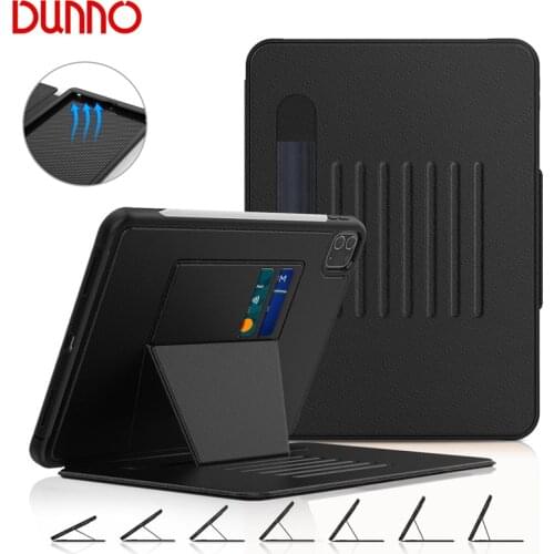 For 2020 iPad Pro 11 2th Generation Case With Pencil Holder For 2018 iPad 11 Magnet Attraction Smart Cover 7 Positions Stand