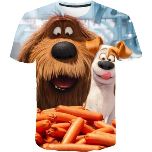 Cartoon Children T-shirt Boys 2020 Animal Print Funny T Shirt for Girls Casual Tops Lovely Kids tshirt Babys Teenager Clothes