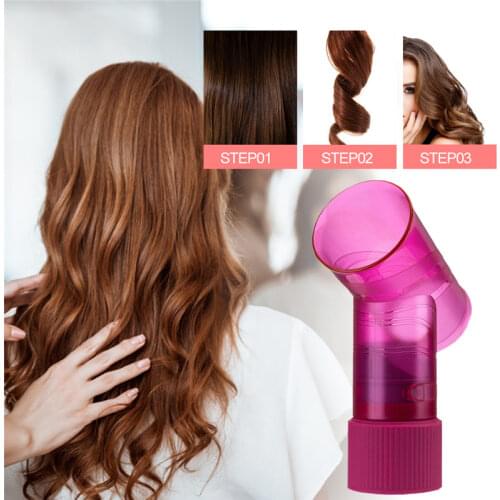 DIY Hair Roller Drying Cap Diffuser Magic Hair Roller Drying Cap Blow Dryer Wind Curl Hair Dryer Cover Hair Styling Tools