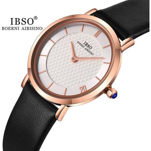 Ladies Watch With Leather Strap Ibso China