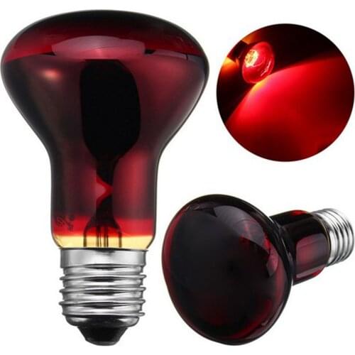 40/50/60/75/100W Infrared Basking Spot Lamp Single Max Heat Reptile Red Bulb Light Infrared Basking Spot Lamp