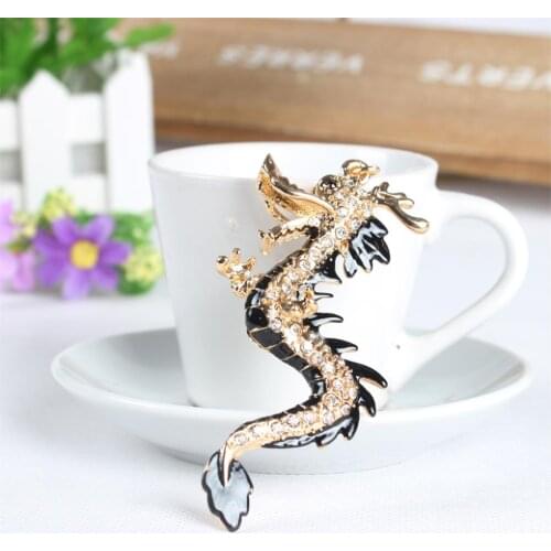Long Dragon Chinese Cute Crystal Charm Purse Handbag Car Key Keyring Keychain Party Wedding Birthday Gift