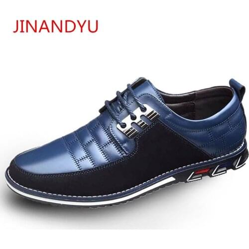 Dress Leather Men Shoes Size 47 48 Formal Shoes Men Classic Laceup Blue Brown Black Casual Oxford Shoes for Man Business Office