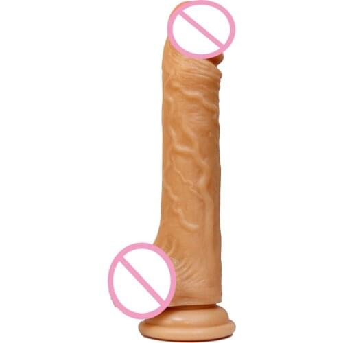 Soft Realistic Sex Dildo Dick Member Goods For Adults Strapon Sextoy Femme Consoladores Intimacy Sexuales Gay toys for Women Men