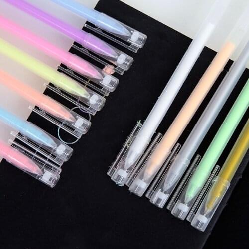 12 Colors Highlighter Marker Kawaii Pen Set Cute Large Capacity Nib Gel Fluorescent Graffiti Pen School Stationery & office