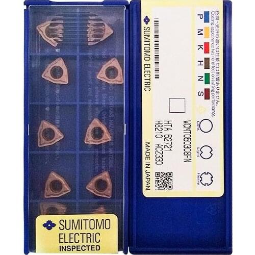 Original Carbide Insert CNC WCMT050308-FN ACZ330U For Blade Processing