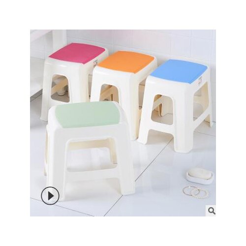 Adult plastic stool thickened household creative fashion shoes stool childrens small stool tea table stool bathroom stool