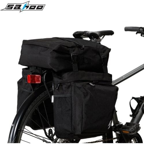 ROSWHEEL Sahoo Series 14892-A-SA 3 in 1 Mountain Road Bicycle Bike Trunk Bags Cycling Double Side Rear Rack Tail Seat Pannier