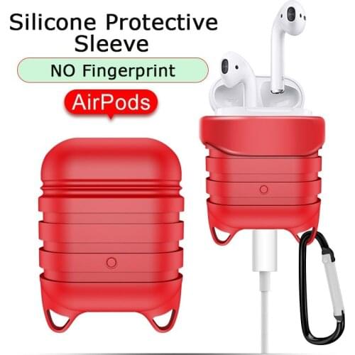 1PCS TPU Silicone Bluetooth Wireless Earphone Case For AirPods Protective Cover Skin Accessories for Apple Airpods Charging Box