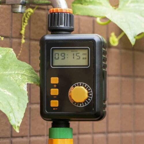 Rain Sensor Drip Irrigation System LCD Screen Automatic Watering Device Kit Garden Hose Micro Drip Adjustable Sprinkler System
