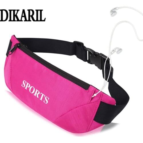 Dikaril Sports Bag Running Waist Bag Pocket Jogging Portable Waterproof Cycling Bum Bag Outdoor Phone anti-theft Pack Belt Bags