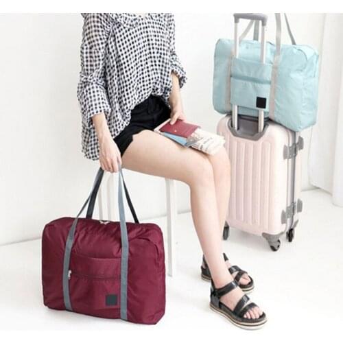 Foldable Travel Bag for Sports Yoga Oxford Handbag with Large Capacity Waterproof Gym Shoulder Bag for Training d88