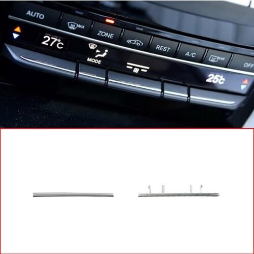 Light/Matte Car Interior Console Air Conditioning Buttons Decoration Trim for Mercedes Benz E Class W212 2008-2014