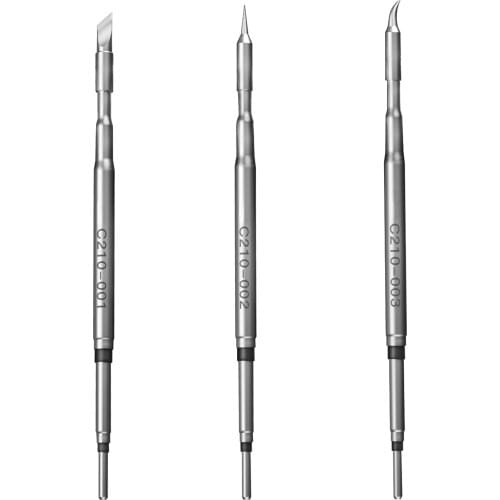 Universal JBC C210 Soldering Iron Tips Lead Free Welding Three Types For the T210 Handle For Solder Station