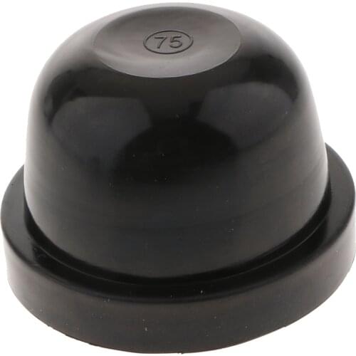 Universal Rubber Housing Seal Cap Dust Cover Car LED HID Headlight 75X55mm
