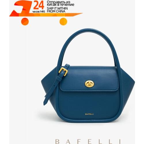 BAFELLI WOMEN HANDBAG BENTO BAG NEW ARRIVAL FASHION STYLISH SIMPLIFY FREE COLLOCATION LEATHER SHOULDER CROSSBODY BAG