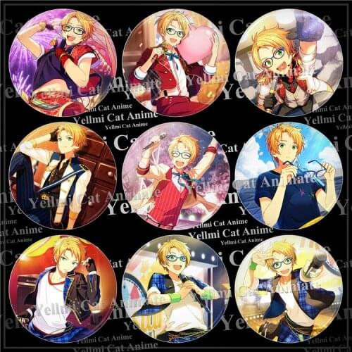 1pc anime Ensemble Star Trickstar Yuuki Makoto Full Kind Brooch Badges Acrylic Pins