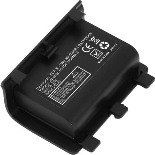 2PCS 2400mAh Rechargeable Battery Backup Battery with USB Cable for Xbox One Controller Charging Kit