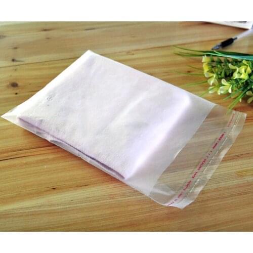 35*45cm 100Pcs/ Lot Wholesale OPP Plastic Packaging Pouch For Clothing Matte Clear Self Adhesive Seal Poly Storage Packing Bags