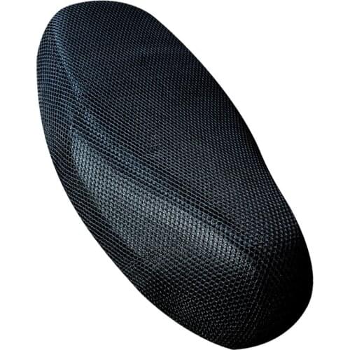 3D Breathable Waterproof Sun Protection Motorcycle Seat Cushion Cover Black Motorbike Thermal Insulation Pad For Yamaha YBR 125