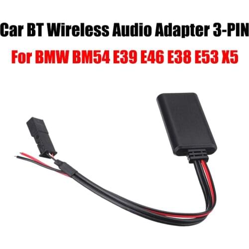 Car bluetooth Module AUX Audio Radio Adapter 3-PIN Fit For BMW BM54 E39 E46 E38 E53 X5 Car Electronics Accessories