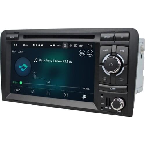 Android 8.0 Octa Core 7" Car Multimedia DVD GPS Head Unit for Audi A3 S3 RS3 2002-2011 RAM Radio Bluetooth WIFI USB Mirror-link
