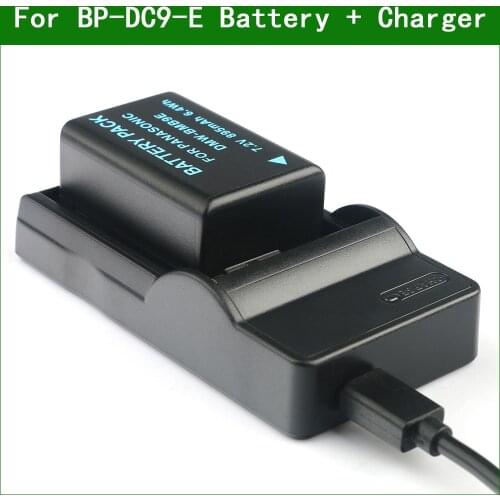 BP-DC9 BP-DC9-E BP-DC9-U Digital Camera Battery + Charger For Leica V-Lux 2, V-Lux 3 BC-DC9 BC-DC9-E BC-DC9-U