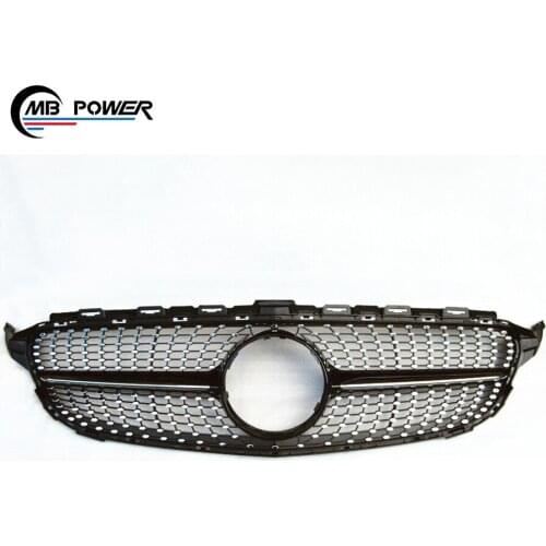 C CLASS W205 Diamond auto grill for W205 C450 c200 c180 C260 grille