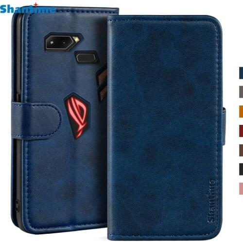 Case For Asus ROG Phone ZS600KL Case Magnetic Wallet Leather Cover For Asus ROG Phone ZS600KL Stand Coque Phone Cases