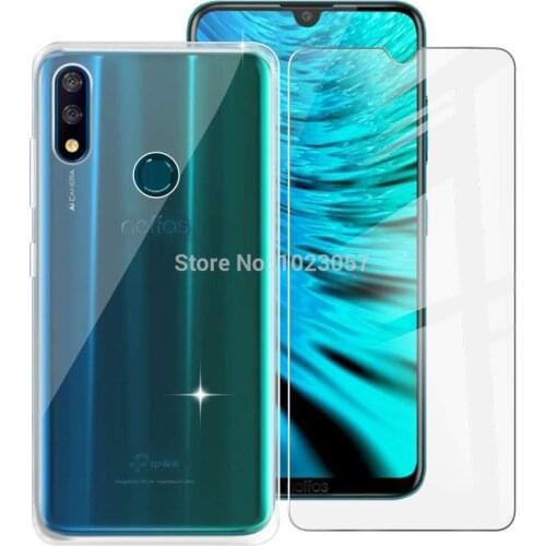 For TP-Link Neffos X20 TP7071A Tempered Glass Case Soft Protection Cover Case With Full Tempered Glass TP-Link Neffos X20 Pro