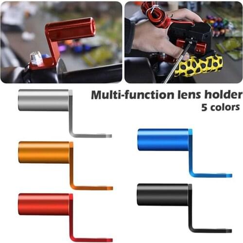 Clamp Bar Phone HolderRearview Mirror Mount Extender Bracket Holder Levers Multiple Function Motorcycle Accessories