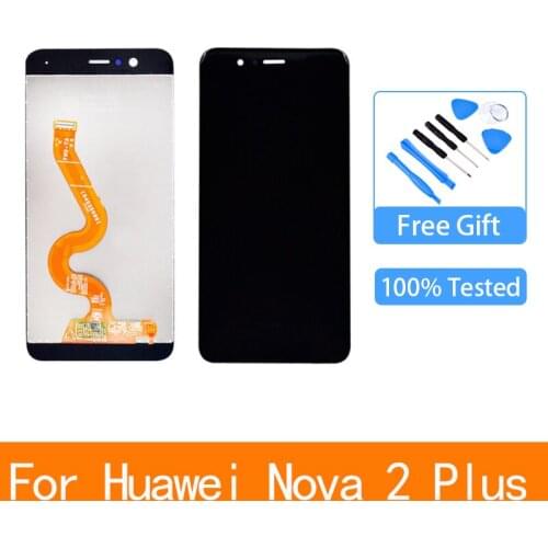 Original Display For Huawei Nova 2 Plus LCD Touch Screen Assembly Digitizer With Frame For Nova 2 Plus LCD Screen BAC-L23 L21