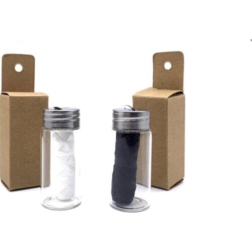 Eco Friendly 30M Dental Floss Oral Hygiene Teeth Cleaning Dental Wax Mint Flavored Bamboo Dental Floss Spool Teeth Flosser Kit