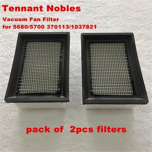 2pcs Filter Tennant Nobles Vacuum Fan Filter for 5680/5700 370113/1037821 vacuum cleaner parts accessory