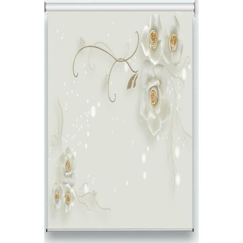 Customize 2019 3D roller blinds aircraft window blinds blackout roller shutter For any room roller blinds for living room