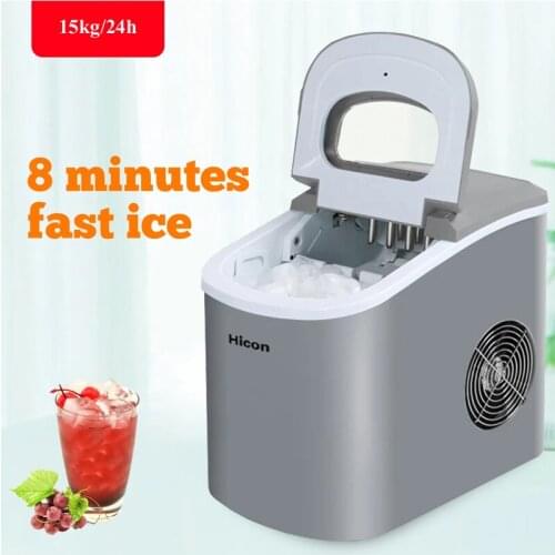 Ice Maker Electric Bullet Cylindrical Ice Machine15kg / 24h Automatic Household Mini Ice Making Machine For Milk Tea Shop