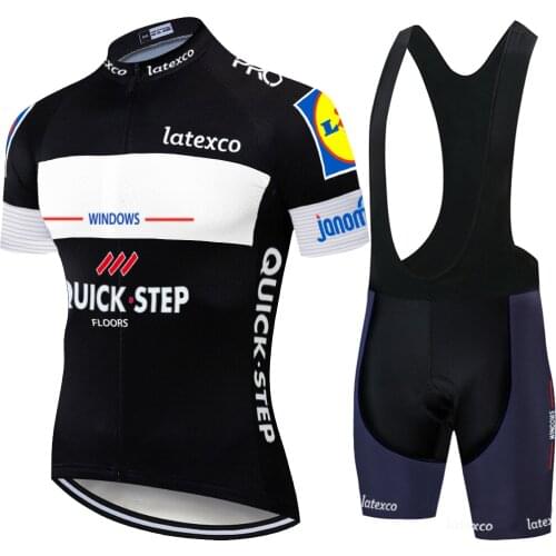 2019 Pro Team Cycling Jersey New men cycling set Bicycle uniformer Shorts Set Ropa Ciclismo Bike Clothes shirt Maillot