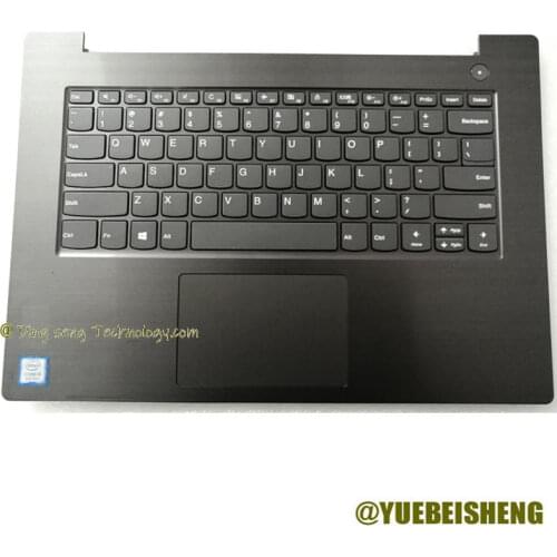 YUEBEISHENG New For lenovo K43C-80 V330-14 V330-14IKB V330-14ISK V130-14 palmrest US keyboard upper cover Touchpad