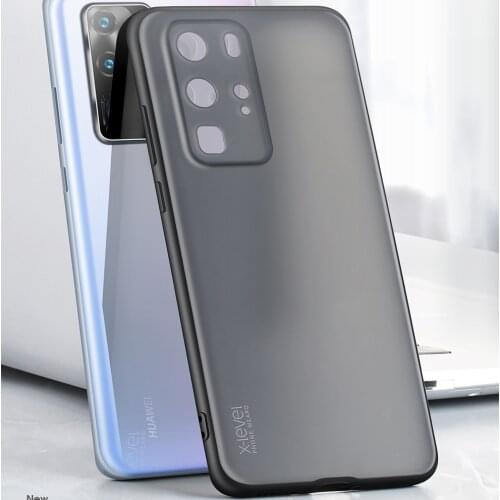 X-Level Transparent Case For Huawei P40 Pro Hard Matte PC Soft Silicone Edge Back Phone Cover For Huawei P40 Case P40 Lite 5G