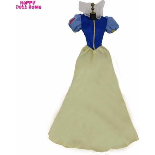Fairy Tale Dress Princess Outfit Wedding Party Dancing Costume Cosplay Clothes For 17" Doll Kids Toy Accessories