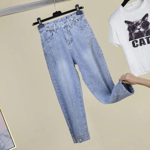 Ff1948 2019 new autumn winter women fashion casual Denim Pants boyfriend womens clothing streetwear